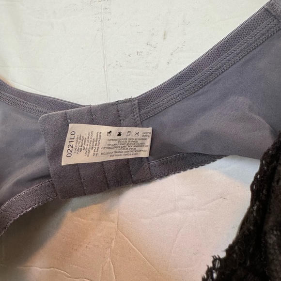 WonderBra NEW Printed Full Support Underwire Lace Top Cup Bra Plus Size 44D NWOT - Picture 14 of 15